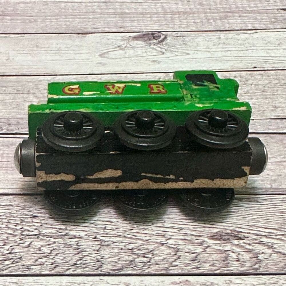 Thomas & Friends Railway wooden Duck GWR #8 Green Train Engine - Picture 5 of 8